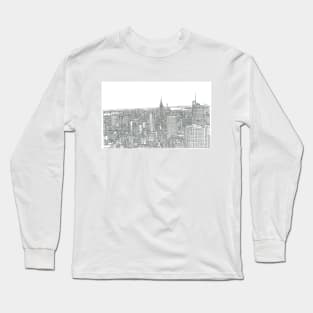 New York Skyline Long Sleeve T-Shirt